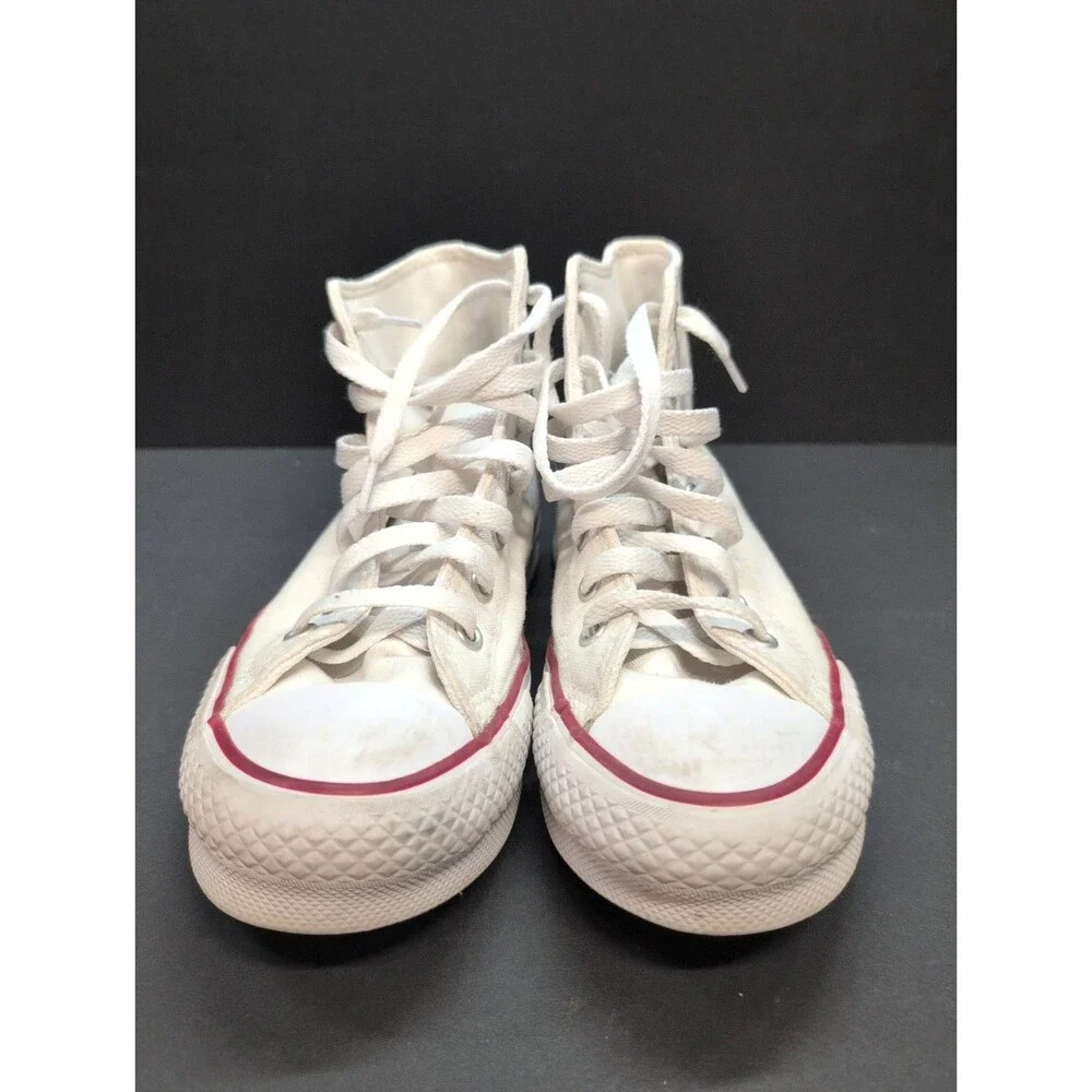 Converse Chuck Taylor All Star 372860F Youth White Platform Sneakers Size 3